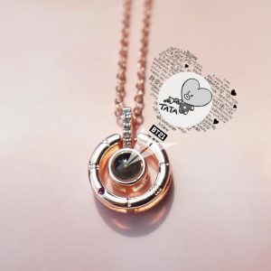 BT21 X I love you necklace